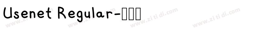 Usenet Regular字体转换